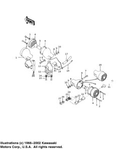 KE125 Поворотники