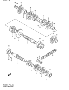 RM85 Трансмиссия