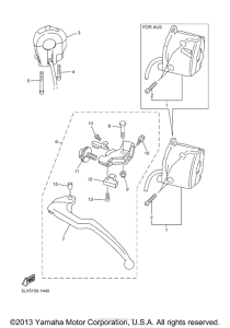 FZS1000PC Рулевые переключатели