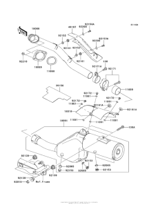 KL650 Muffler(S)(Eaf)
