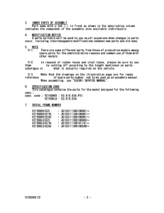 VZ1500 Catalog preface