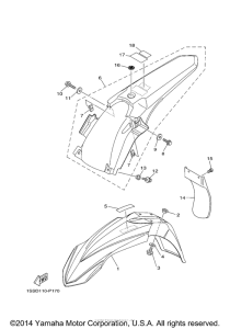YZ125F2 Крыло