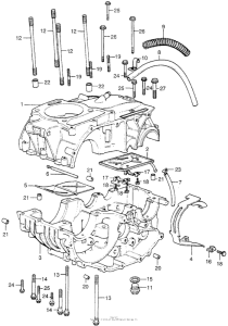 XL350 Картер двигателя