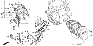 CR250R Выпускной коллектор
