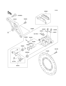 VN1500 Rear brake(r4 / r5)