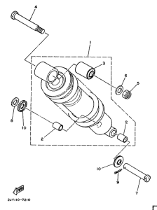 TW125 Задняя подвеска