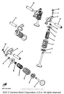 XS400SJ Клапана