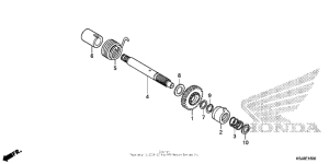 CRF80F Кик стартер