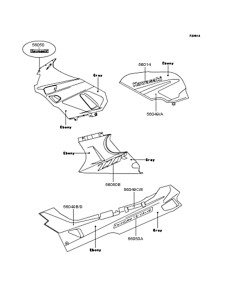 ZX400 Наклейки