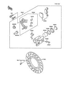  Передний тормоз