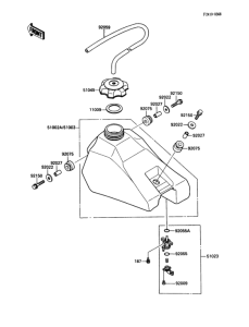  Топливный бак
