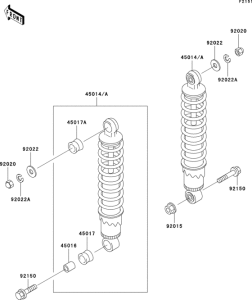 ER500 Подвеска  /  амортизатор