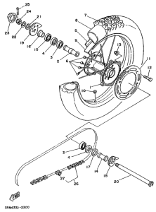  Переднее колесо