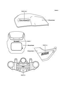 ZR400 Наклейки