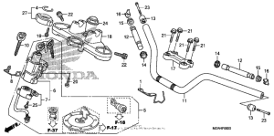 NT700V (ABS) Handlebar + top bridge