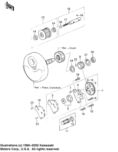 KL250 Насос масляный  / фильтр масляный