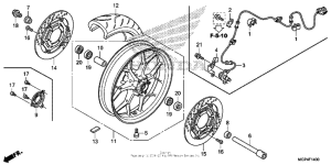  Переднее колесо