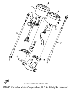 CT3 Speedometer tachometer