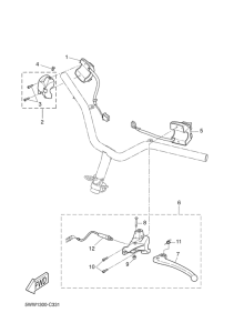 CW50 Handle switch & lever