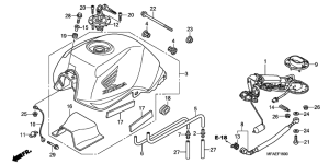 CBF1000 Fuel tank / fuel pump