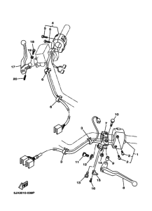 XV1600 ﾊﾝﾄﾞﾙｽｲﾂﾁ. ﾚﾊﾞｰ