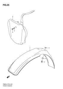RM85 Переднее крыло