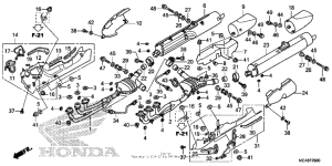 GL1800 (ABS) Глушитель