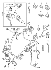 UE125 Жгут проводов