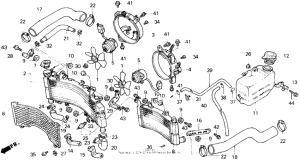 VFR750R Радиатор