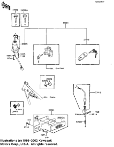 KZ250 Замок зажикания