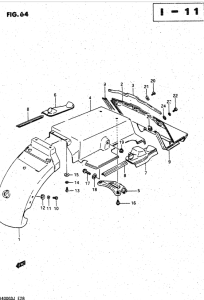 GV1400 Заднее крыло