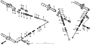 VF700F Распределительный вал и клапана