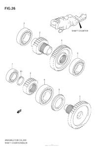 AN650 (ABS) Shaft Counter / idler