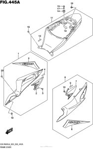 GSX-R600 Frame Cover (Ysf)