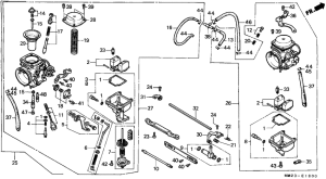 CMX450 Carburetor assy