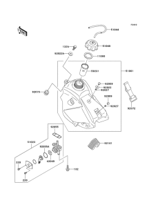 KX65 Tank fuel