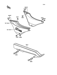 ZX400 Side cover / chain case(1 / 2)