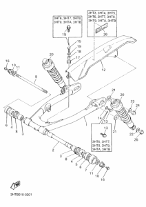 SR400S ﾘﾔｱｰﾑ
