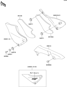ZR1100 Боковые обтекатели