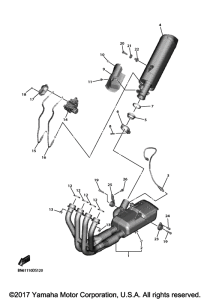 YZF-R6 Выхлопная система