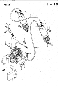 GV1400 Задние амортизаторы