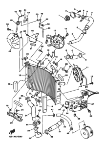 YZF-R6 Radiator & hose