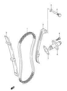 RV125 Держатель направляющей