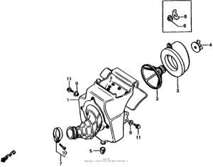 CR60R Воздушный фильтр