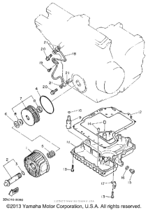 FZR400SAC Маслянный фильтр