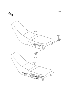 KDX125 Сиденье