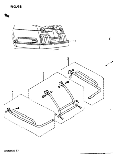GV1400 Saddlebag trim set optional