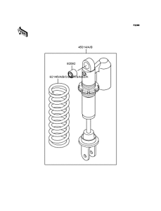 KX65 Амортизатор