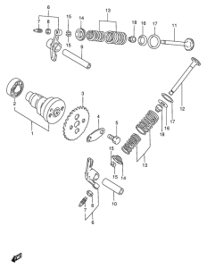 FB100 Распредвал  /  клапан