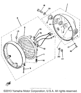 XS360_2D - 1977 Фара